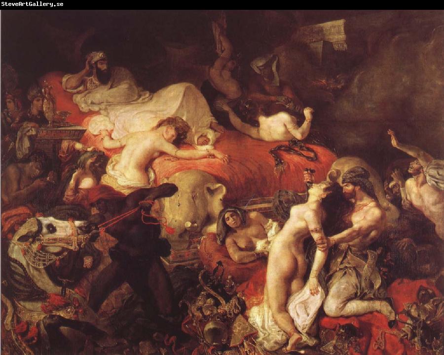 Eugene Delacroix Sardanapalus-dod